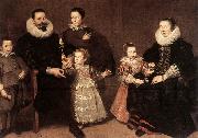VLIEGER, Simon de Family Portrait ert Sweden oil painting reproduction